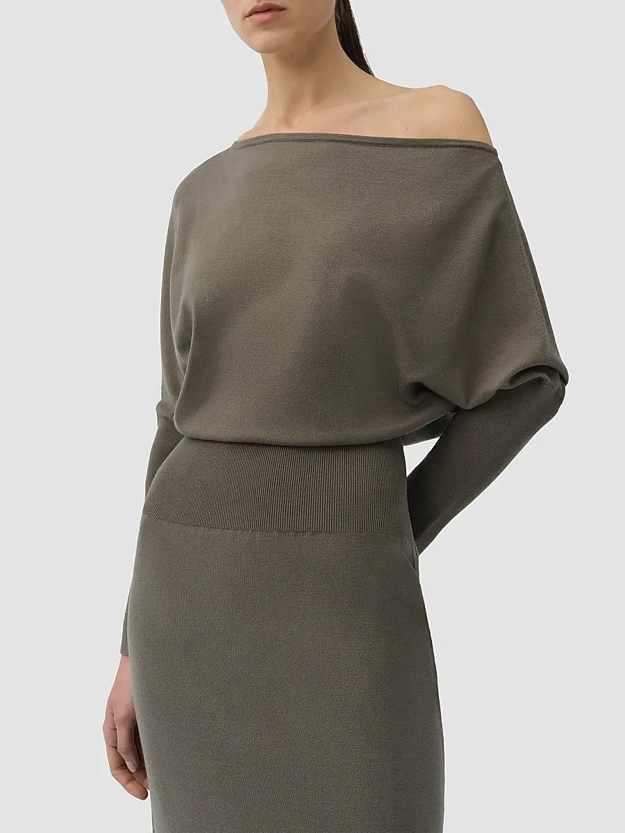 Simkhai Women's Janese Off-the-Shoulder Midi Dress | Thumbnail 4 Simkhai Women's Janese Off-the-Shoulder Midi Dress | Thumbnail 4