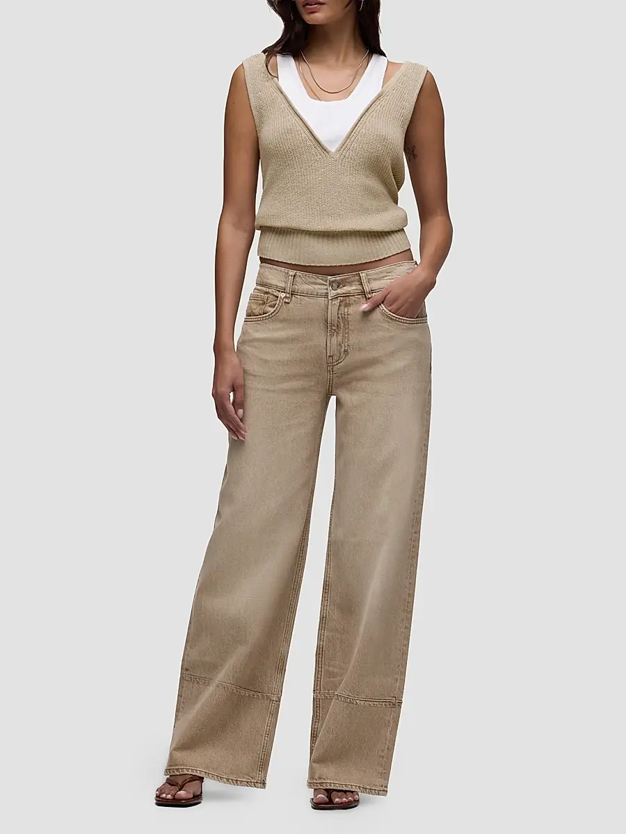Hudson Jeans Women's Layered Sweater Tank | Thumbnail 2 Hudson Jeans Women's Layered Sweater Tank | Thumbnail 2
