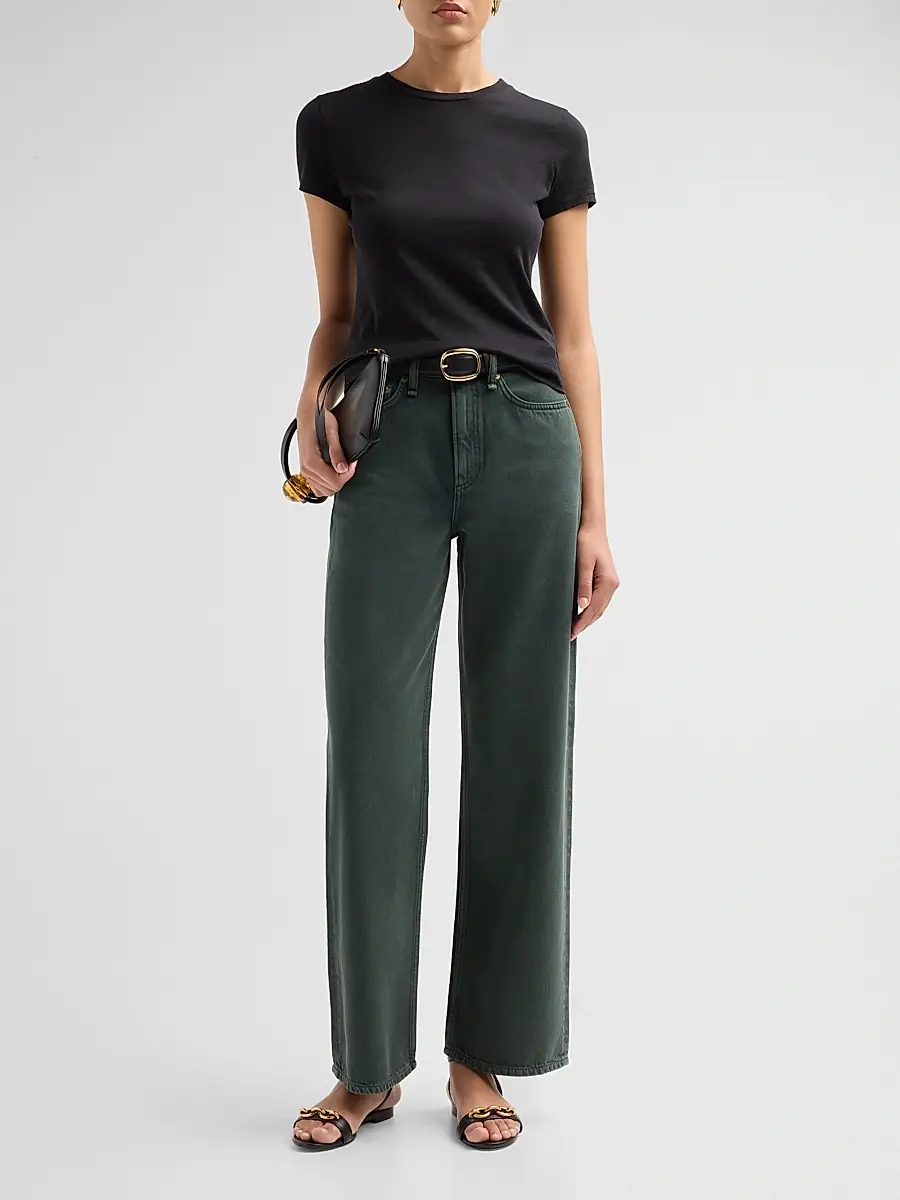 rag & bone Women's Logan Wide-Leg Jeans | Thumbnail 2 rag & bone Women's Logan Wide-Leg Jeans | Thumbnail 2