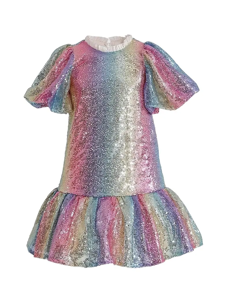 Mimi Tutu Little Girl's & Girl's Aurenna Dress - Rainbow | Image 1 Mimi Tutu Little Girl's & Girl's Aurenna Dress - Rainbow | Image 1