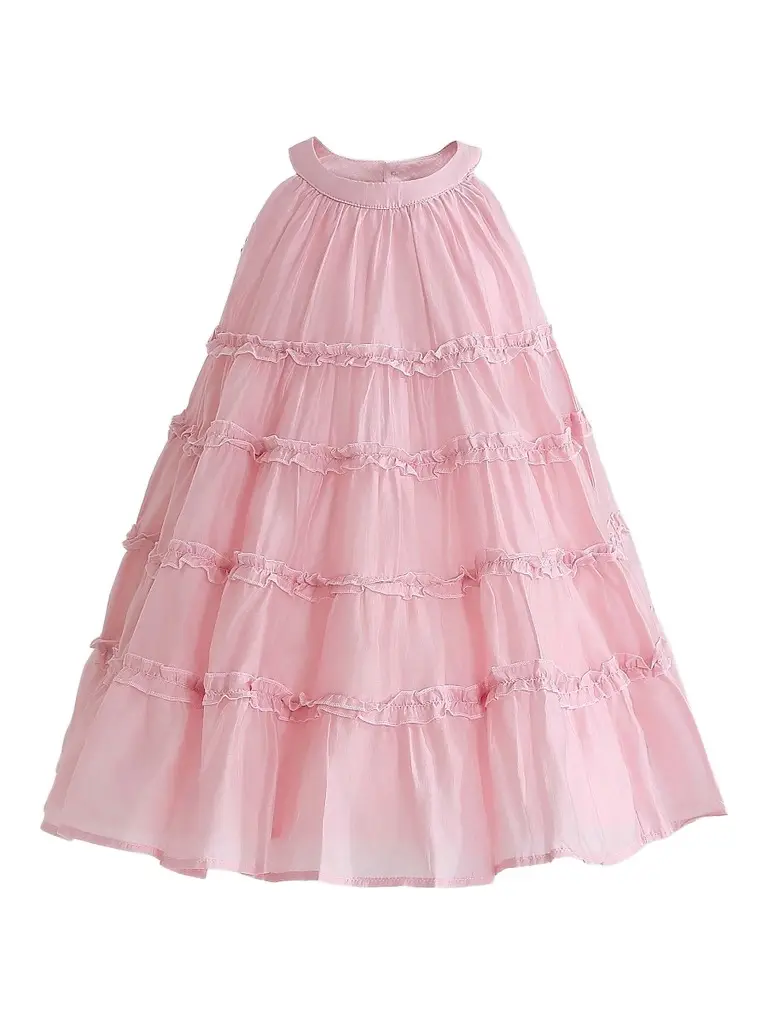 Mimi Tutu Little Girl's & Girl's Seralyn Dress - Pink | Image 1 Mimi Tutu Little Girl's & Girl's Seralyn Dress - Pink | Image 1