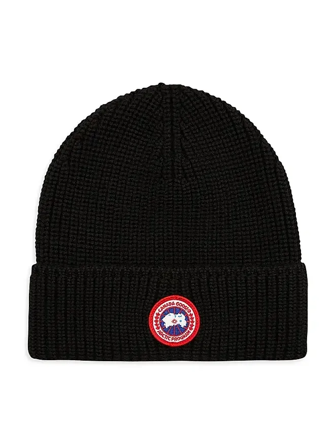 Men's Arctic Logo Patch Wool Beanie