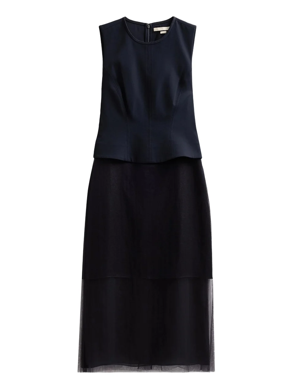 Women's Cady Layered Sleeveless Cocktail Dress