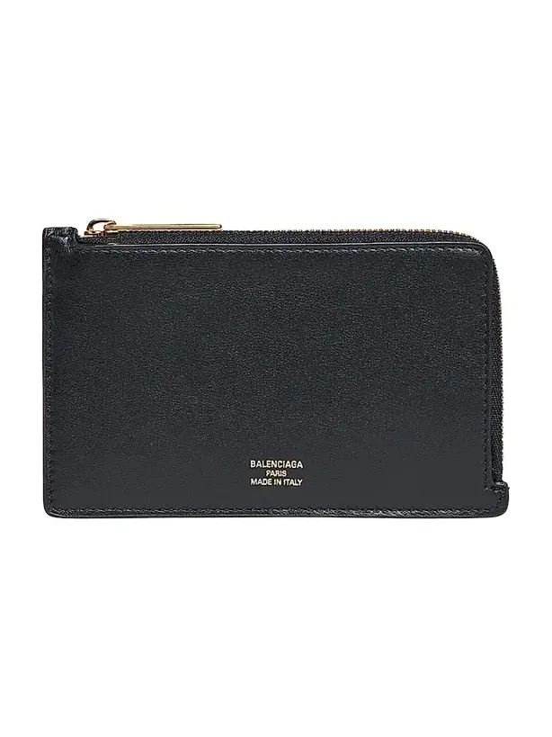Women's Envelope Long Coin And Card Holder - Black