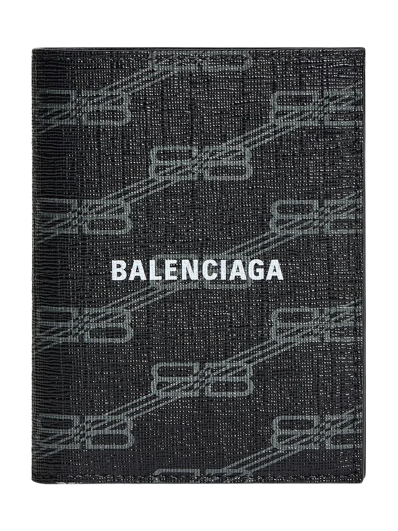 Balenciaga Men's Signature Vertical Bifold Wallet