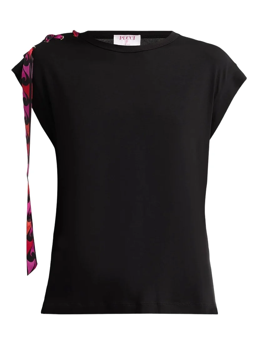 PUCCI Women's L'Alba Jersey Eyelet T-Shirt