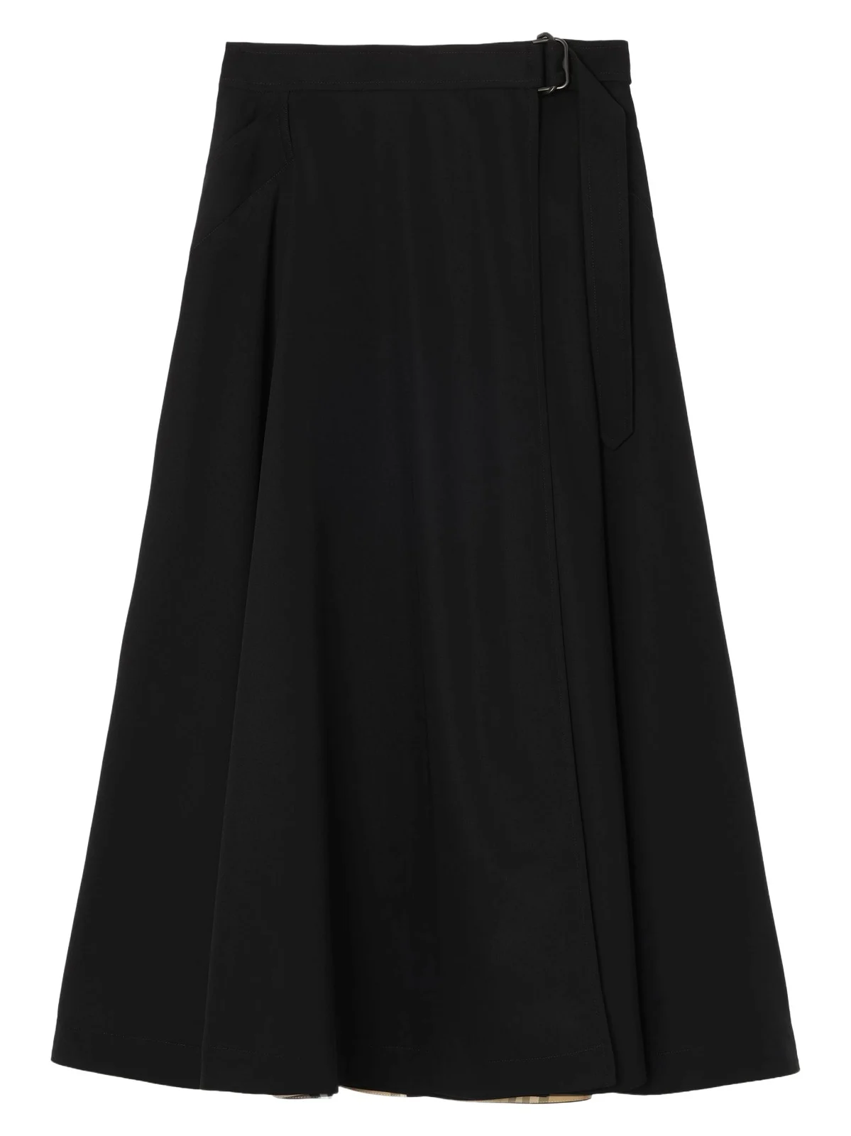 Women's Belina Belted Wool Twill Midi Skirt Women's Belina Belted Wool Twill Midi Skirt