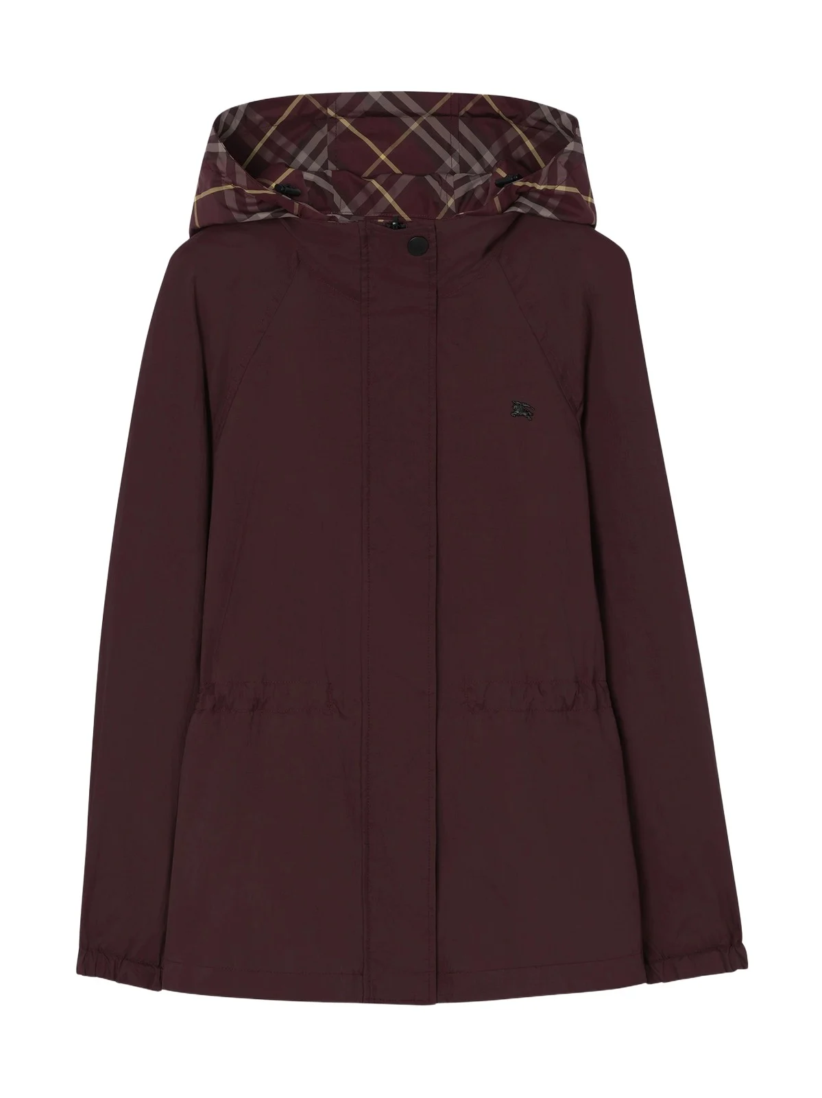 Women's Shifford Reversible Check Nylon Hooded Jacket Women's Shifford Reversible Check Nylon Hooded Jacket