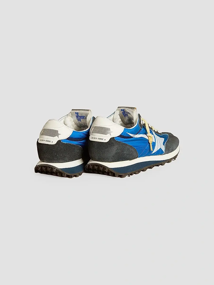 Golden Goose Men's Marathon Textile & Suede Low-Top Running Sneakers | Thumbnail 3