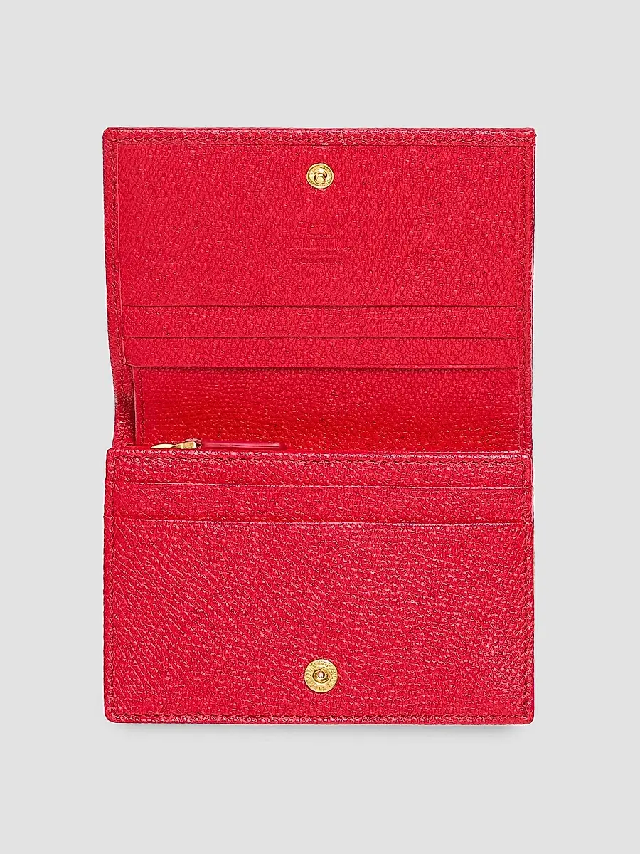 Valentino Women's VLogo Signature Grainy Calfskin Leather Wallet | Thumbnail 2 Valentino Women's VLogo Signature Grainy Calfskin Leather Wallet | Thumbnail 2