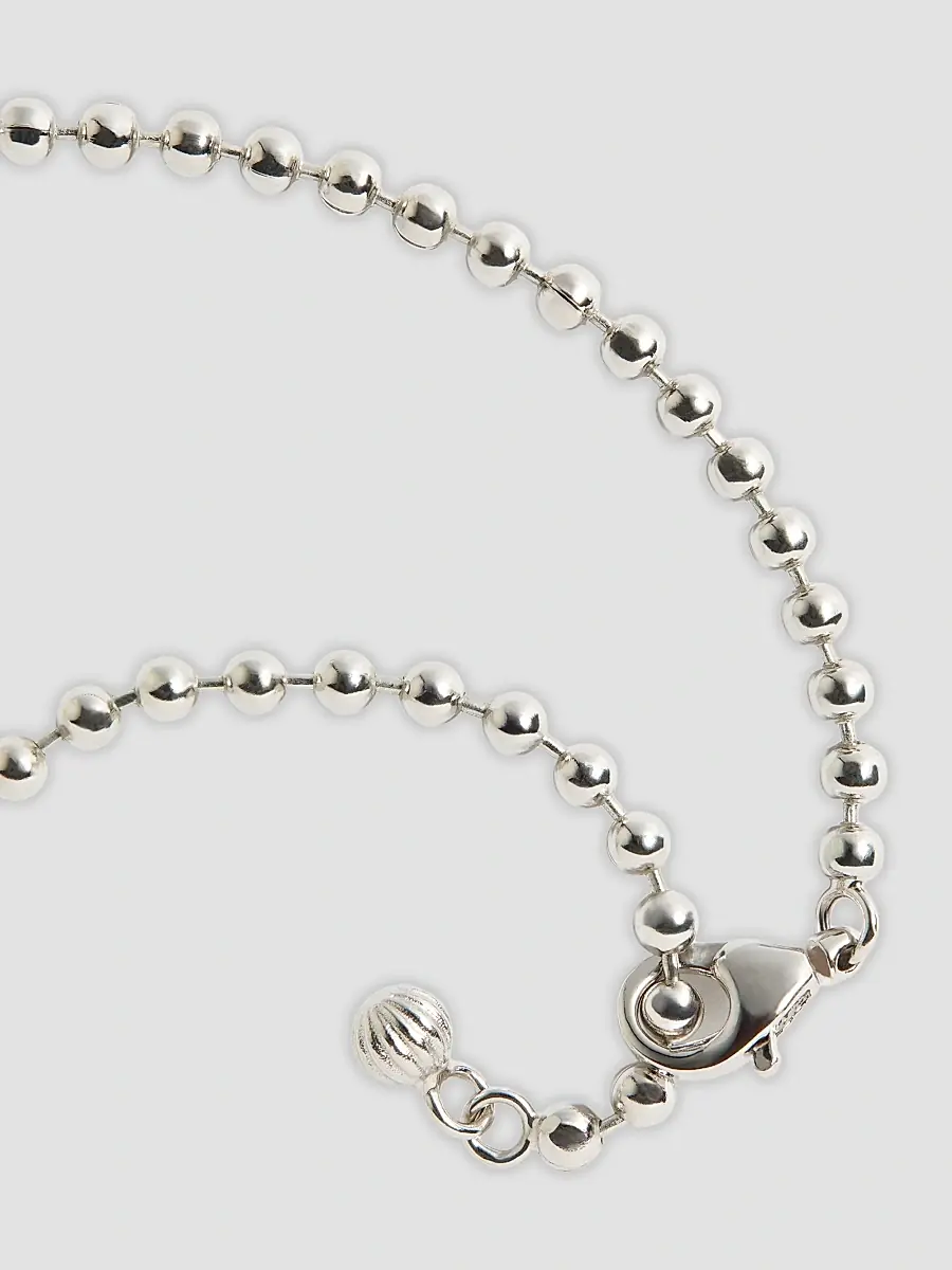Valentino Garavani Men's Ovalette Metal Bracelet - White | Thumbnail 5 Valentino Garavani Men's Ovalette Metal Bracelet - White | Thumbnail 5