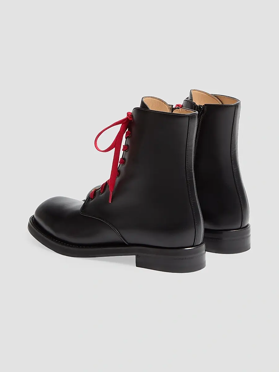 Valentino Men's Punx Calfskin Combat Boots | Thumbnail 3 Valentino Men's Punx Calfskin Combat Boots | Thumbnail 3