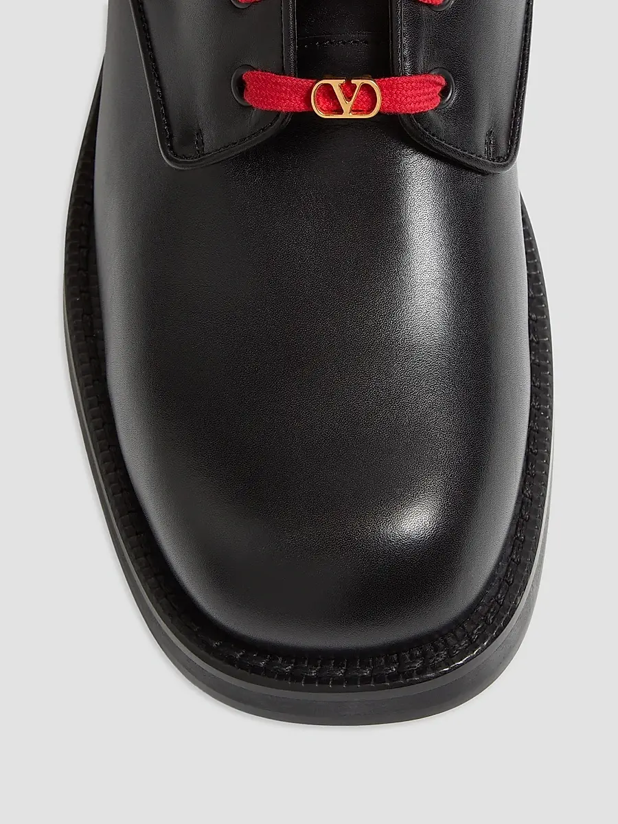 Valentino Men's Punx Calfskin Combat Boots | Thumbnail 5 Valentino Men's Punx Calfskin Combat Boots | Thumbnail 5