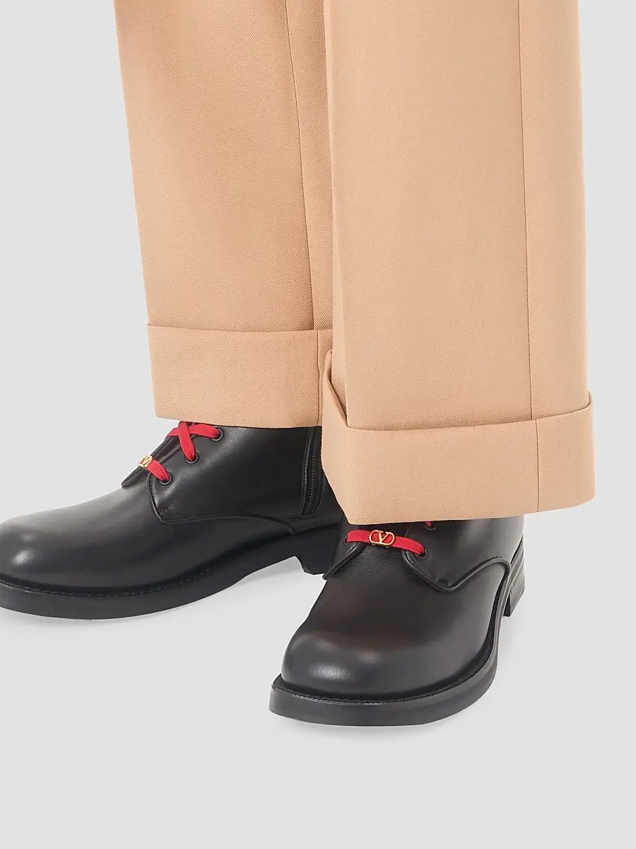 Valentino Men's Punx Calfskin Combat Boots | Thumbnail 7 Valentino Men's Punx Calfskin Combat Boots | Thumbnail 7