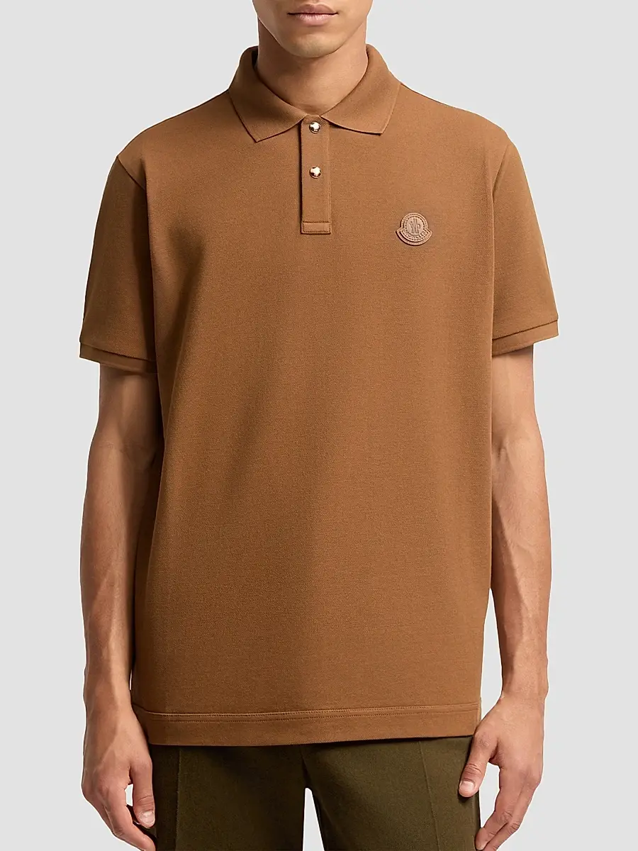 Moncler Men's Polo Shirt in Cotton Piquet | Thumbnail 2 Moncler Men's Polo Shirt in Cotton Piquet | Thumbnail 2
