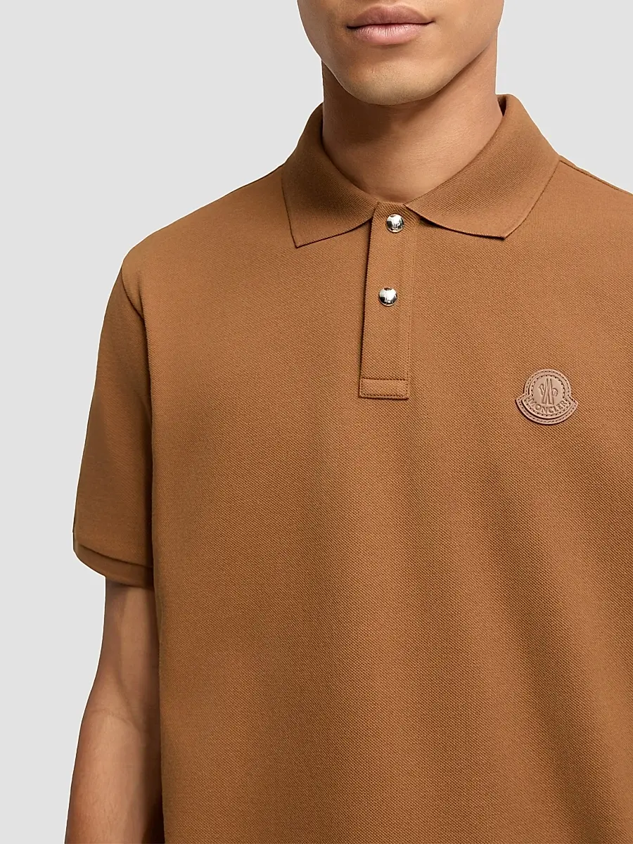 Moncler Men's Polo Shirt in Cotton Piquet | Thumbnail 4 Moncler Men's Polo Shirt in Cotton Piquet | Thumbnail 4