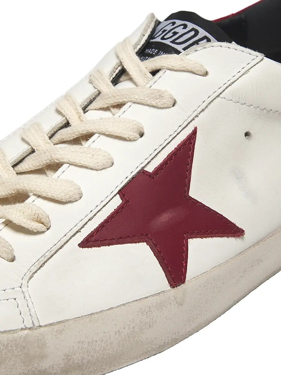 Golden Goose Unisex Super-Star Leather Low-Top Sneakers | Thumbnail 5