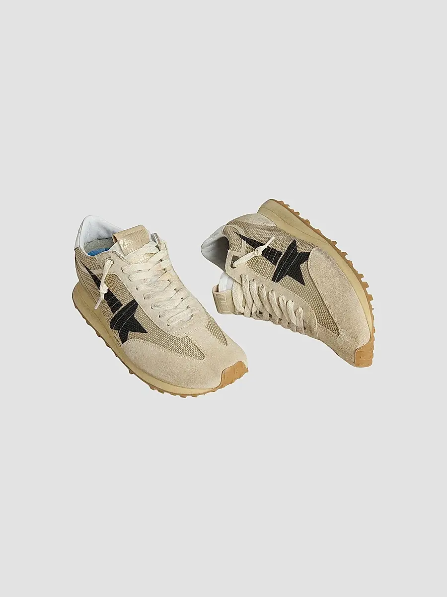 Golden Goose Men's Marathon Mesh & Suede Low-Top Running Sneakers | Thumbnail 2 Golden Goose Men's Marathon Mesh & Suede Low-Top Running Sneakers | Thumbnail 2
