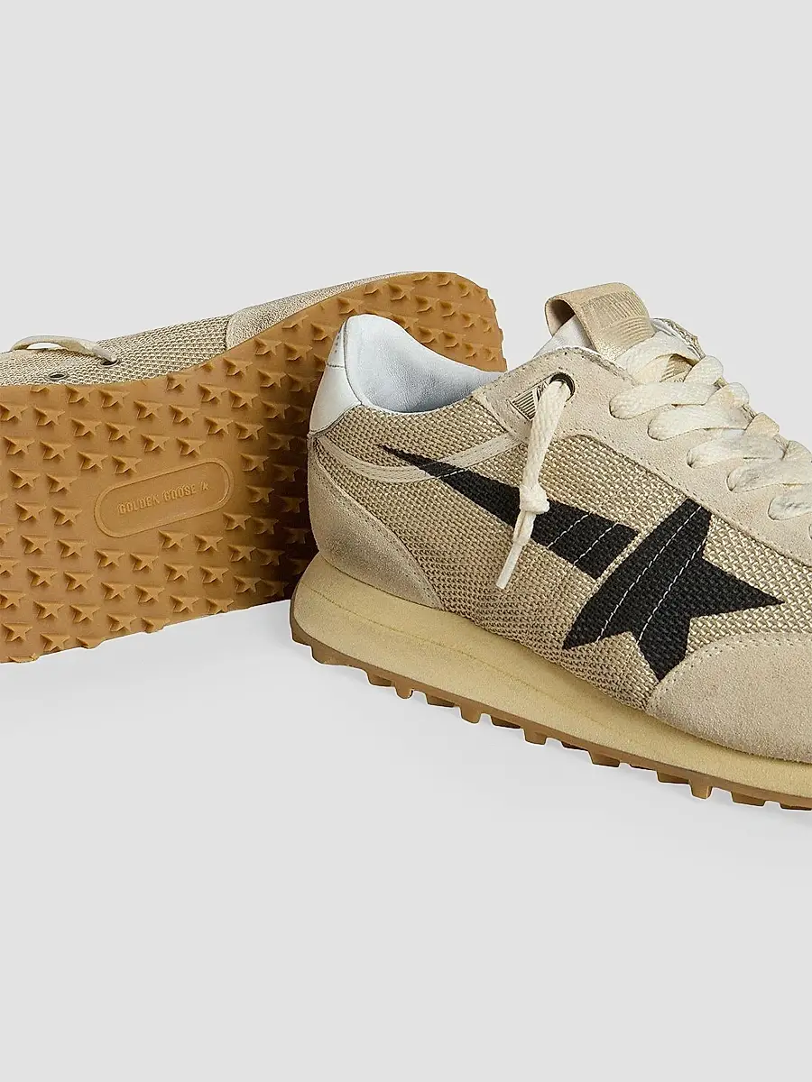 Golden Goose Men's Marathon Mesh & Suede Low-Top Running Sneakers | Thumbnail 4 Golden Goose Men's Marathon Mesh & Suede Low-Top Running Sneakers | Thumbnail 4