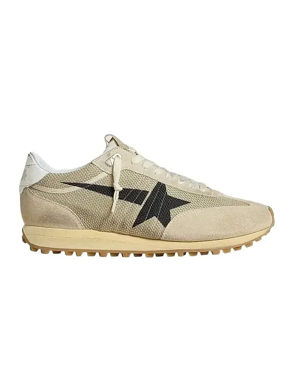 Men's Marathon Mesh & Suede Low-Top Running Sneakers Men's Marathon Mesh & Suede Low-Top Running Sneakers