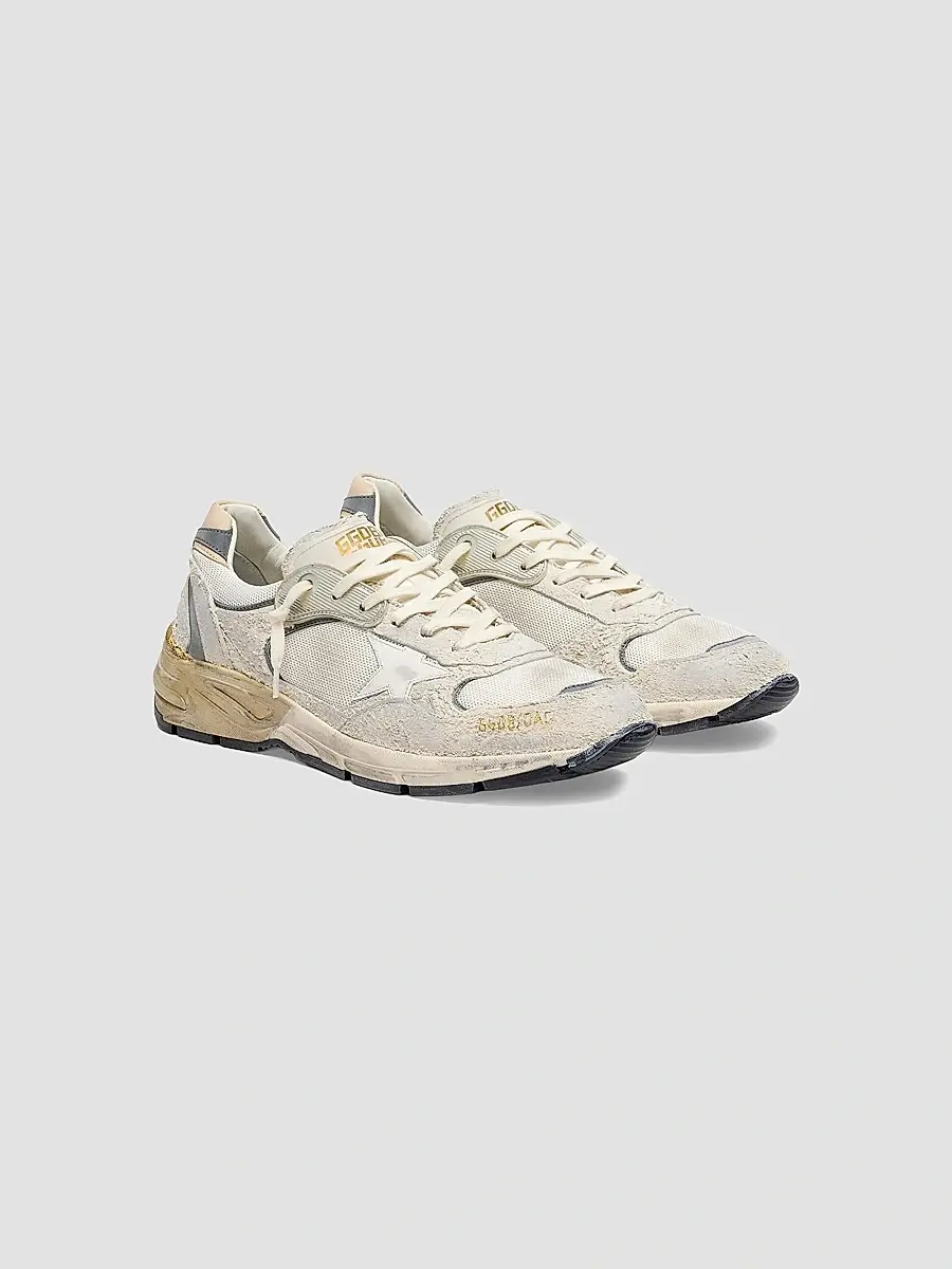 Golden Goose Men's Distressed Mesh-Leather Low-Top Running Sneakers | Thumbnail 2 Golden Goose Men's Distressed Mesh-Leather Low-Top Running Sneakers | Thumbnail 2