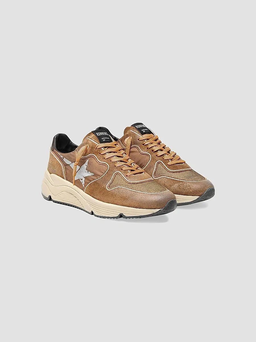 Golden Goose Men's Running Sole Suede & Mesh Low-Top Sneakers | Thumbnail 2 Golden Goose Men's Running Sole Suede & Mesh Low-Top Sneakers | Thumbnail 2