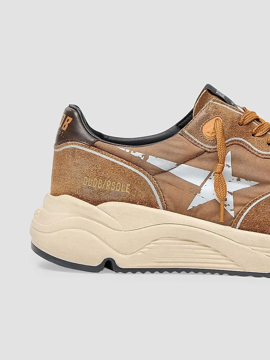 Golden Goose Men's Running Sole Suede & Mesh Low-Top Sneakers | Thumbnail 4 Golden Goose Men's Running Sole Suede & Mesh Low-Top Sneakers | Thumbnail 4