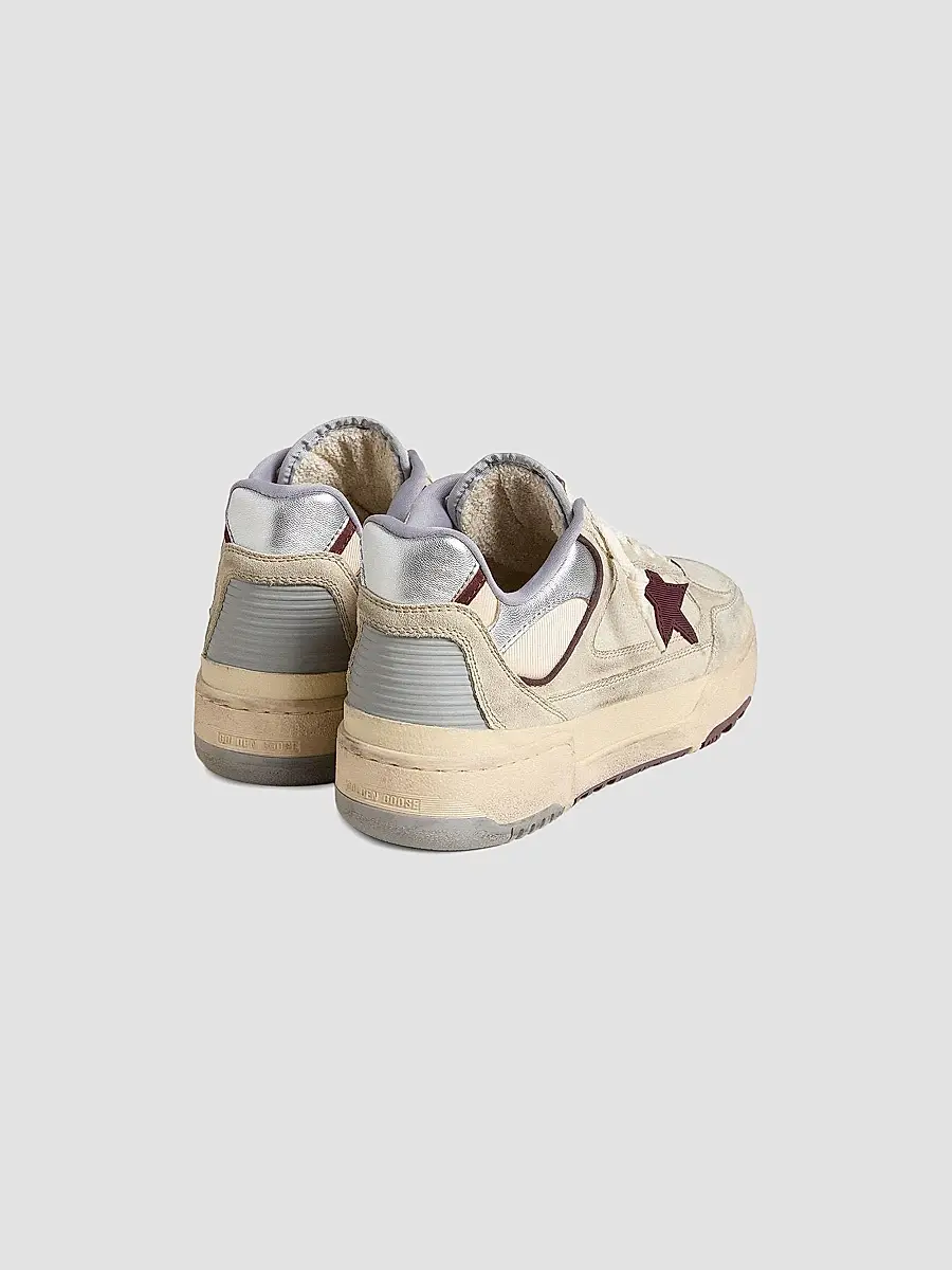 Golden Goose Men's Forty2 Nabuk Chunky Leather Low-Top Sneakers | Thumbnail 2 Golden Goose Men's Forty2 Nabuk Chunky Leather Low-Top Sneakers | Thumbnail 2