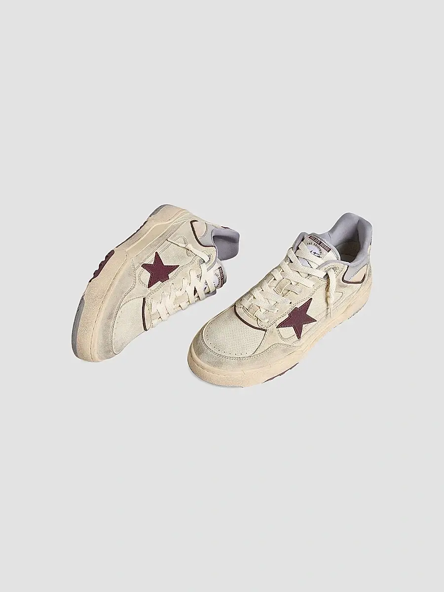Golden Goose Men's Forty2 Nabuk Chunky Leather Low-Top Sneakers | Thumbnail 3 Golden Goose Men's Forty2 Nabuk Chunky Leather Low-Top Sneakers | Thumbnail 3
