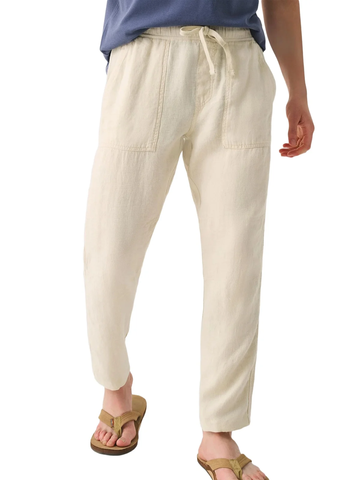 Faherty Brand Men's Essential Linen Drawstring Pants