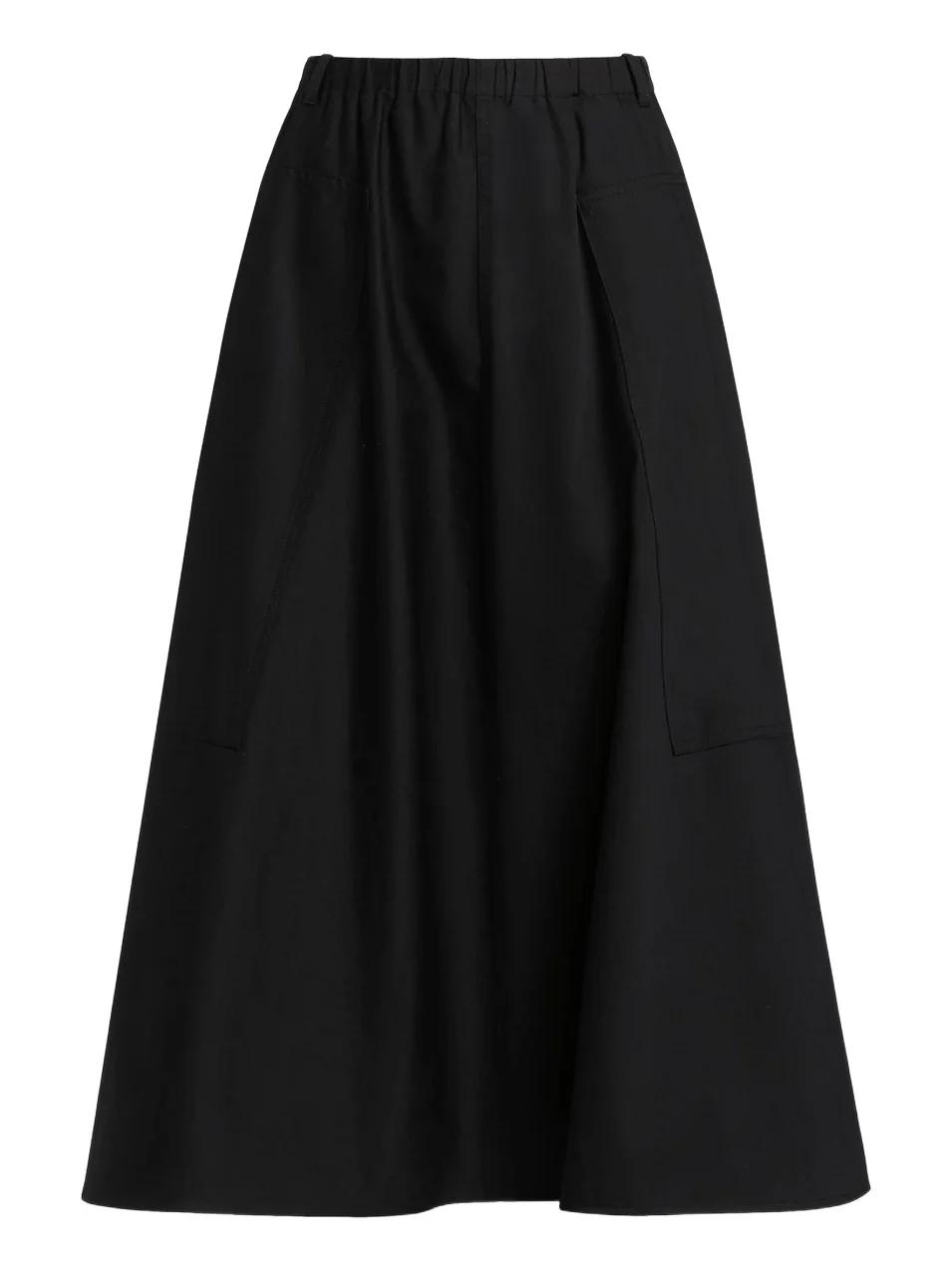 Women's Pocket Full Cotton Midi-Skirt Women's Pocket Full Cotton Midi-Skirt