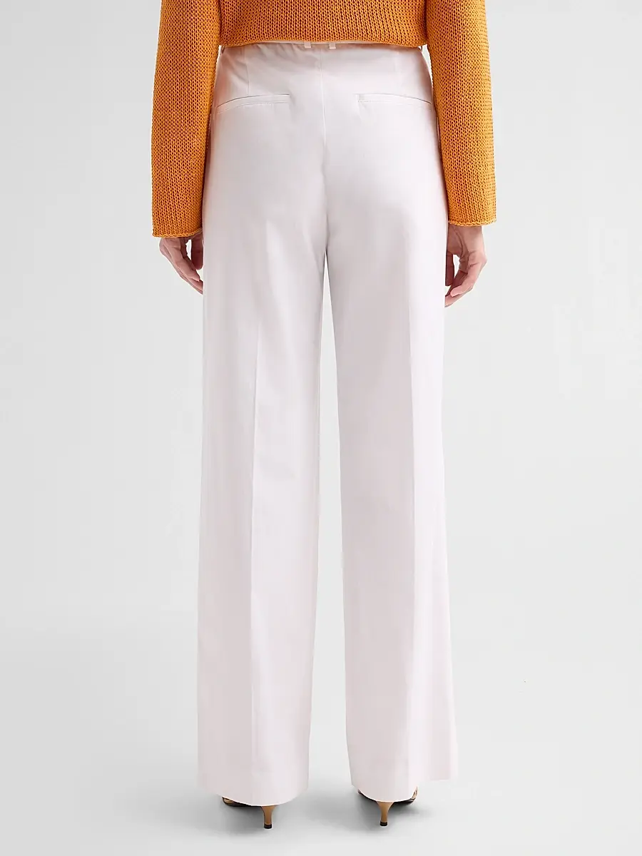 Vince Women's Camille Cotton-Blend Mid-Rise Wide-Leg Trousers | Thumbnail 3 Vince Women's Camille Cotton-Blend Mid-Rise Wide-Leg Trousers | Thumbnail 3