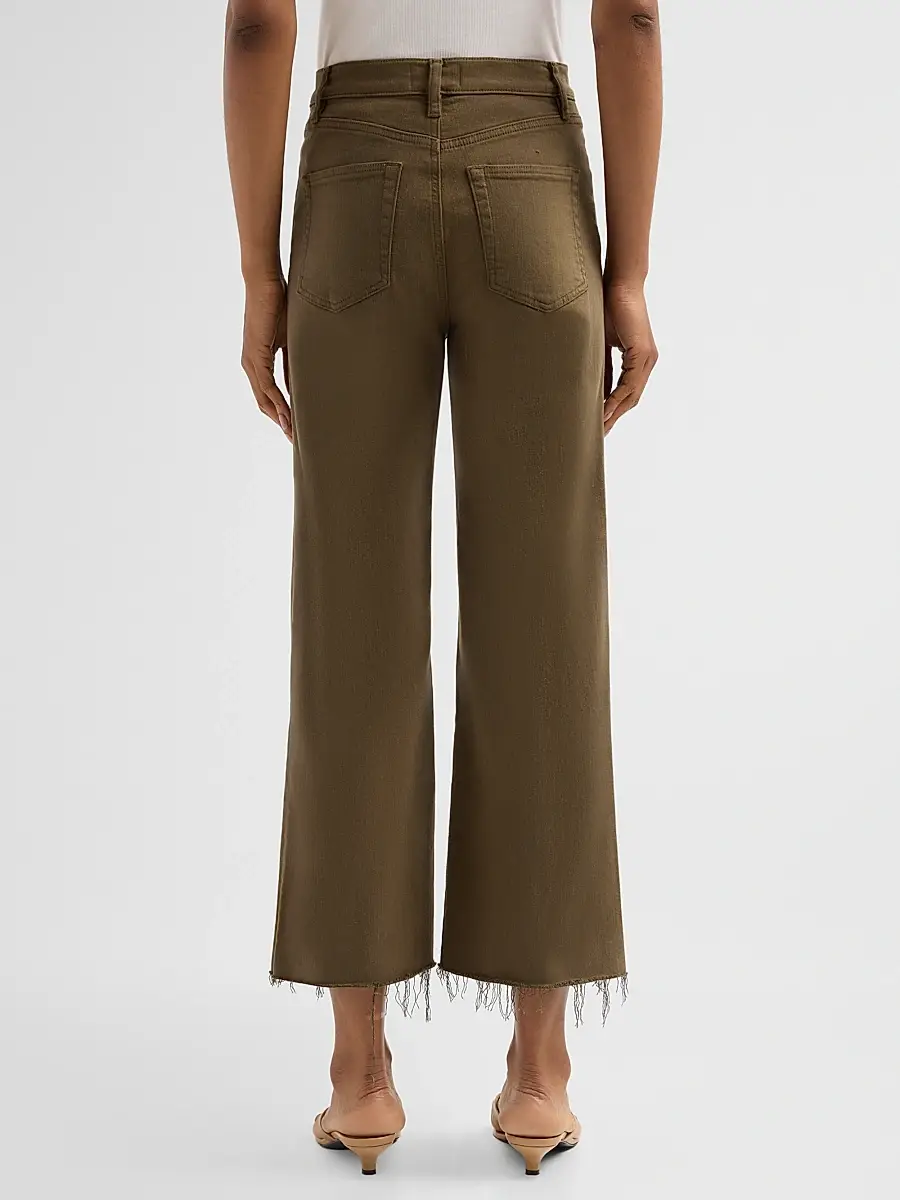 Frame Women's The Anchor Crop Patch Pocket Jeans | Thumbnail 3 Frame Women's The Anchor Crop Patch Pocket Jeans | Thumbnail 3