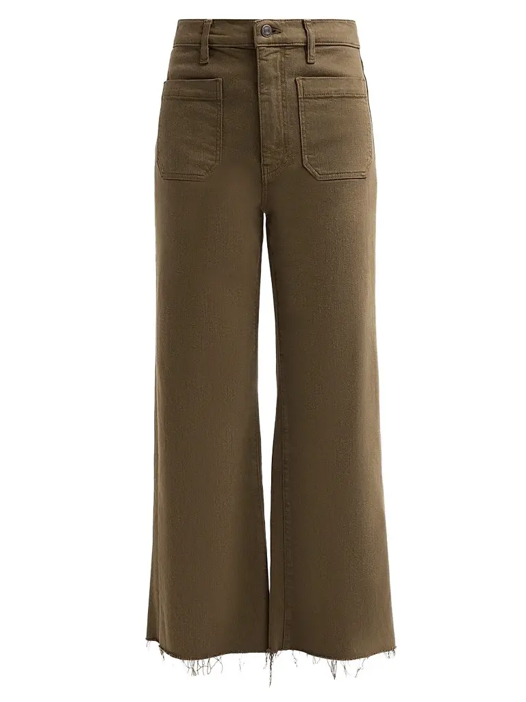 Frame Women's The Anchor Crop Patch Pocket Jeans - Sagebrush - Size 26 | Image 1 Frame Women's The Anchor Crop Patch Pocket Jeans - Sagebrush - Size 26 | Image 1