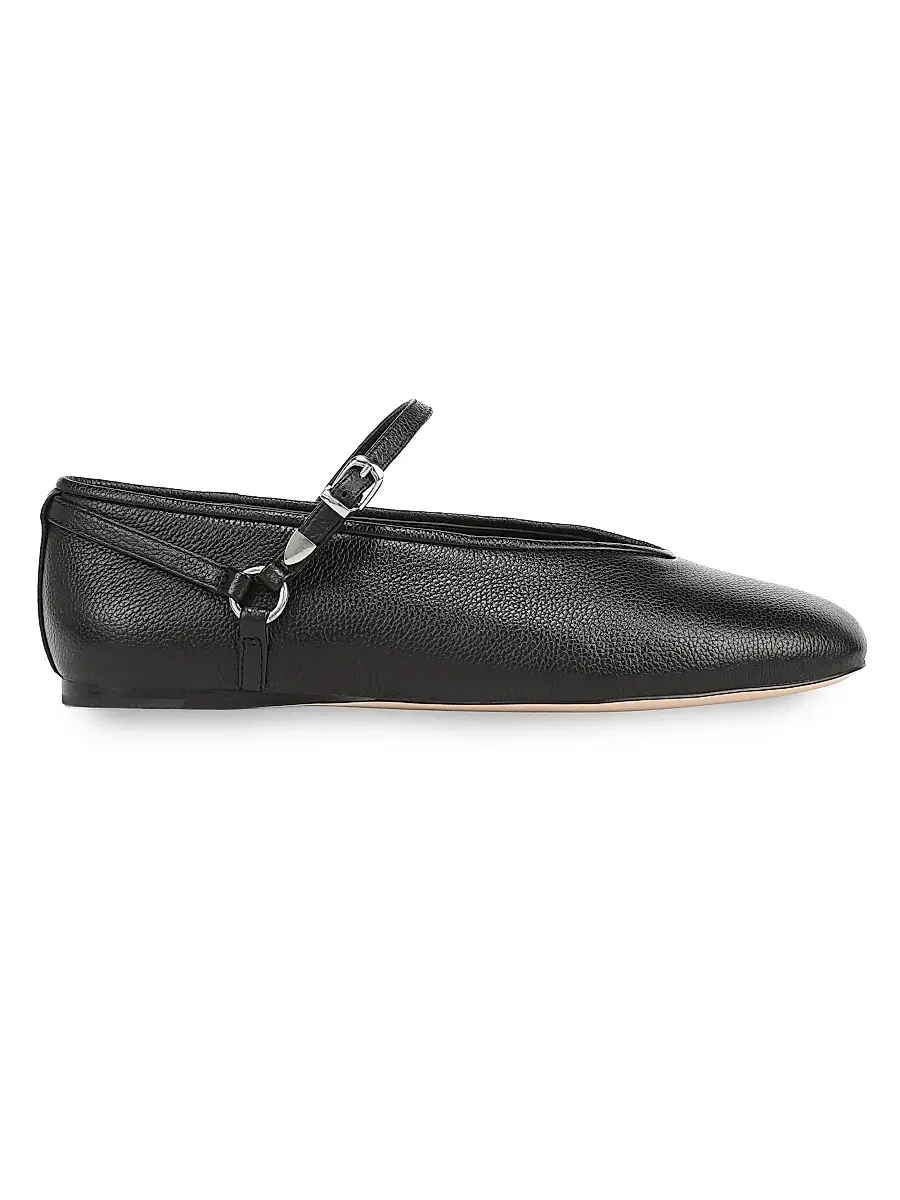 Favorite Daughter Women's Max Leather Ballet Flats - Black - Size 11 | Image 1 Favorite Daughter Women's Max Leather Ballet Flats - Black - Size 11 | Image 1