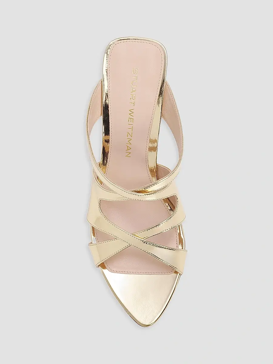 Stuart Weitzman Women's Rubie 85MM Patent Leather Sandals | Thumbnail 5 Stuart Weitzman Women's Rubie 85MM Patent Leather Sandals | Thumbnail 5