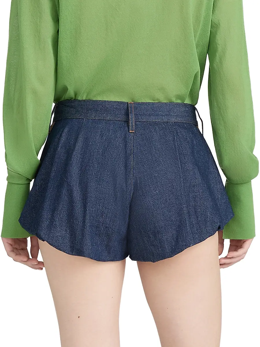 Frame Women's Shell Cotton Denim Shorts | Thumbnail 6 Frame Women's Shell Cotton Denim Shorts | Thumbnail 6