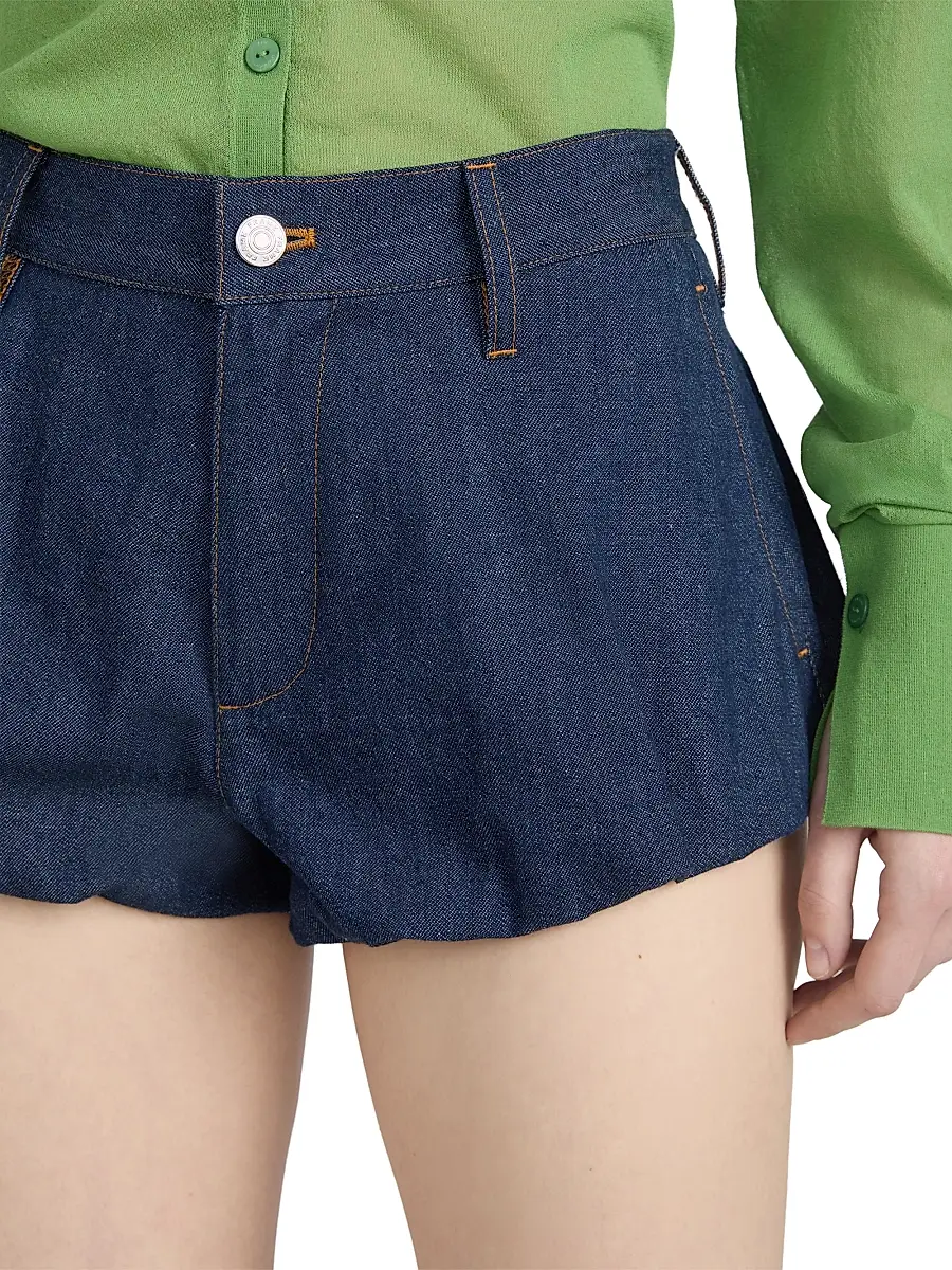 Frame Women's Shell Cotton Denim Shorts | Thumbnail 7 Frame Women's Shell Cotton Denim Shorts | Thumbnail 7