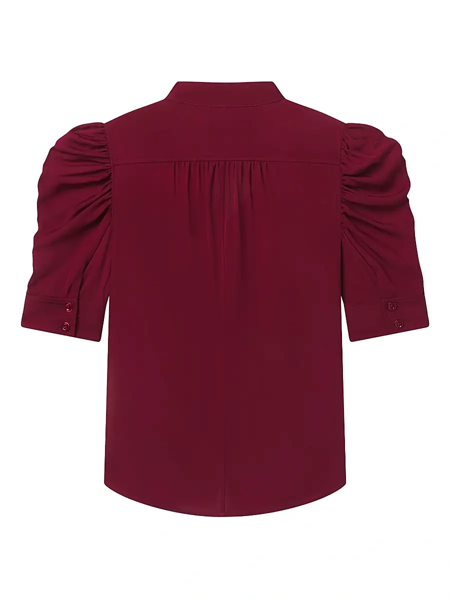 Frame Women's The Gillian Silk Top | Thumbnail 3 Frame Women's The Gillian Silk Top | Thumbnail 3