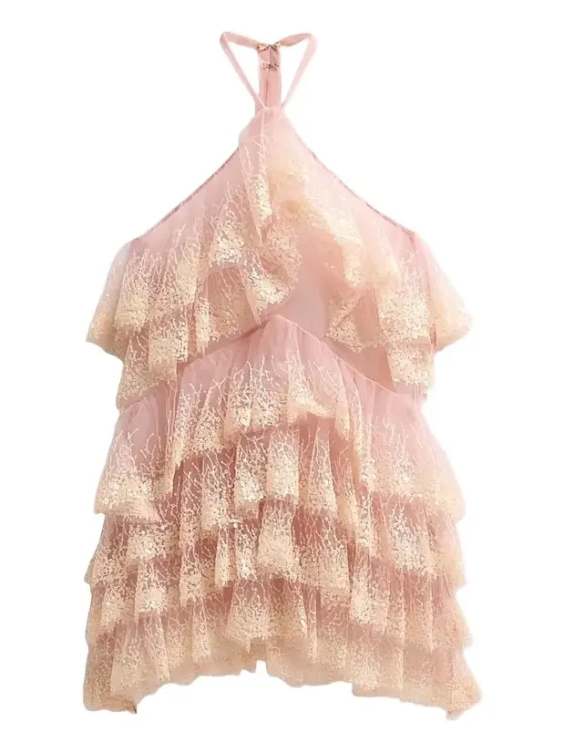 Women's Angelica Ruffled Tiered Cocktail Mini Dress