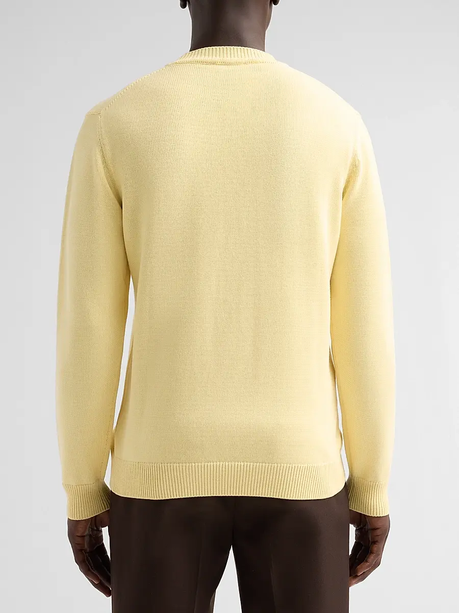Saks Fifth Avenue Men's COLLECTION Cotton Crewneck Sweater | Thumbnail 3 Saks Fifth Avenue Men's COLLECTION Cotton Crewneck Sweater | Thumbnail 3