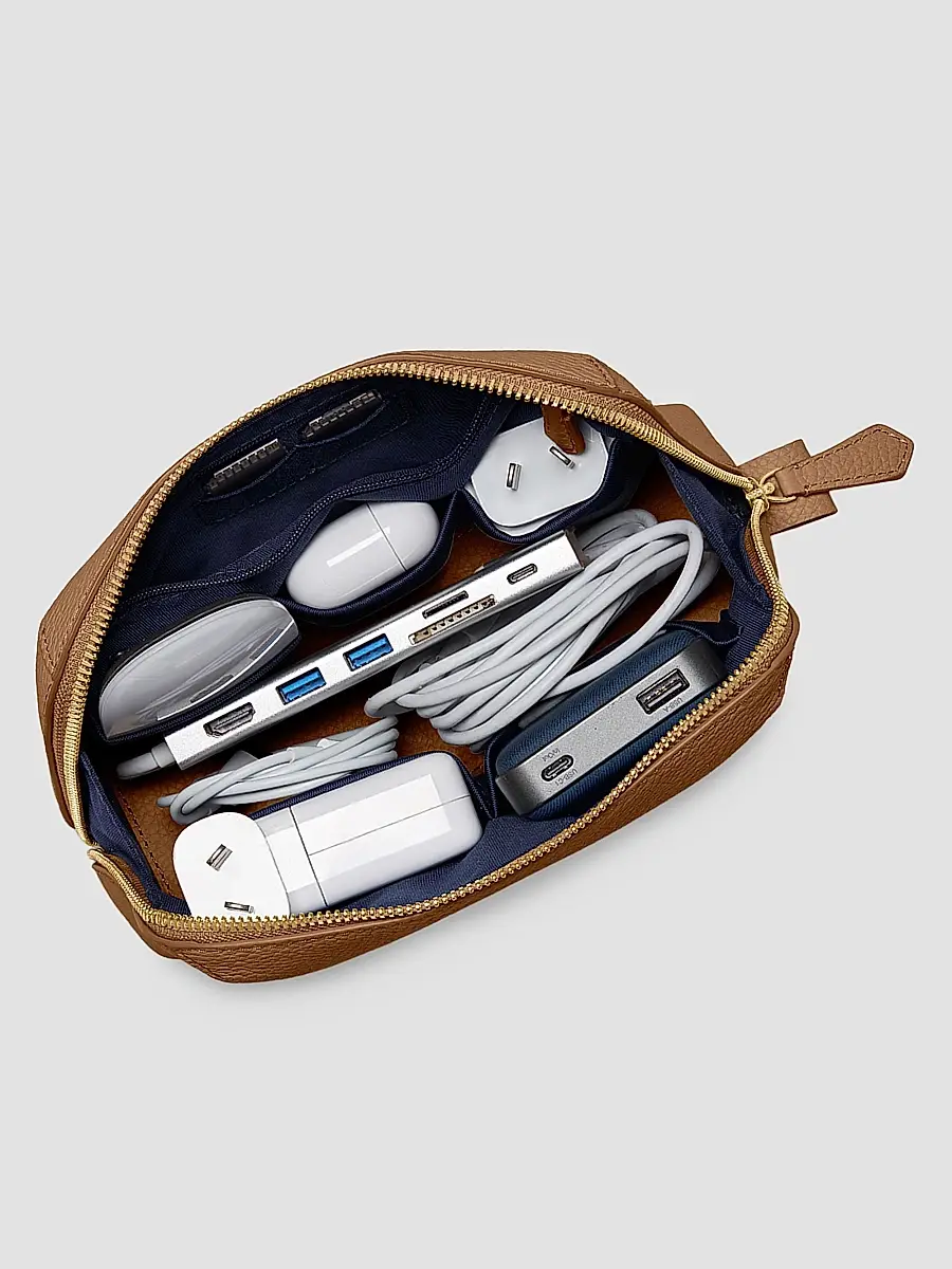 MAISON de SABRÉ Leather Tech Pouch | Thumbnail 4