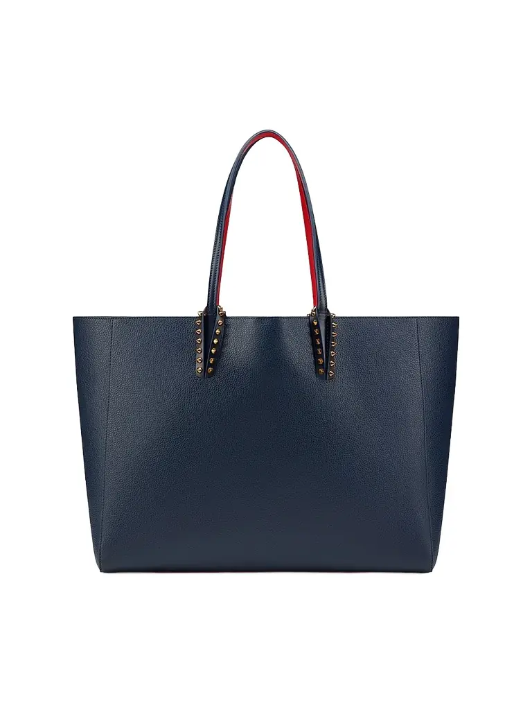 Christian Louboutin Women's Cabata Leather Tote Bag - Marine | Image 1 Christian Louboutin Women's Cabata Leather Tote Bag - Marine | Image 1