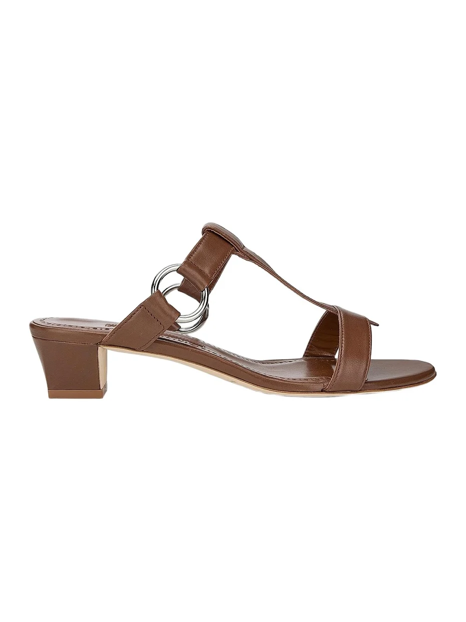 Women's Miona Leather T-Bar Sandals Women's Miona Leather T-Bar Sandals