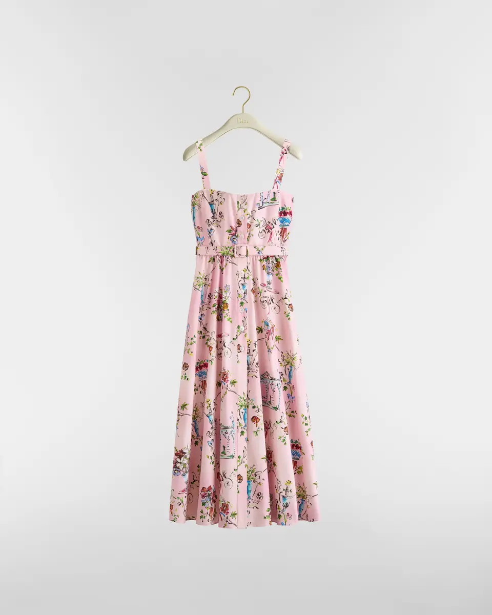 Dior Dioriviera Mid-Length Belted Dress | Thumbnail 2 Dior Dioriviera Mid-Length Belted Dress | Thumbnail 2