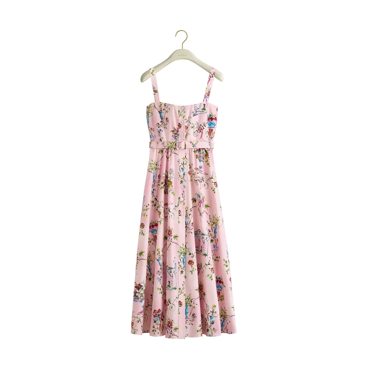 Dior Dioriviera Mid-Length Belted Dress | Image 1 Dior Dioriviera Mid-Length Belted Dress | Image 1