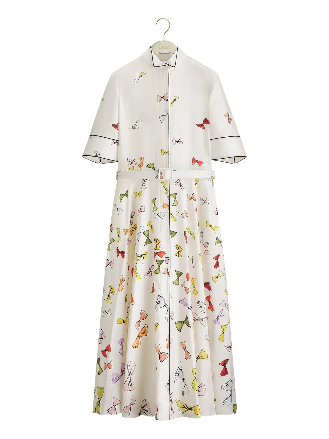 Dior Dioriviera Mid-Length Belted Shirtdress