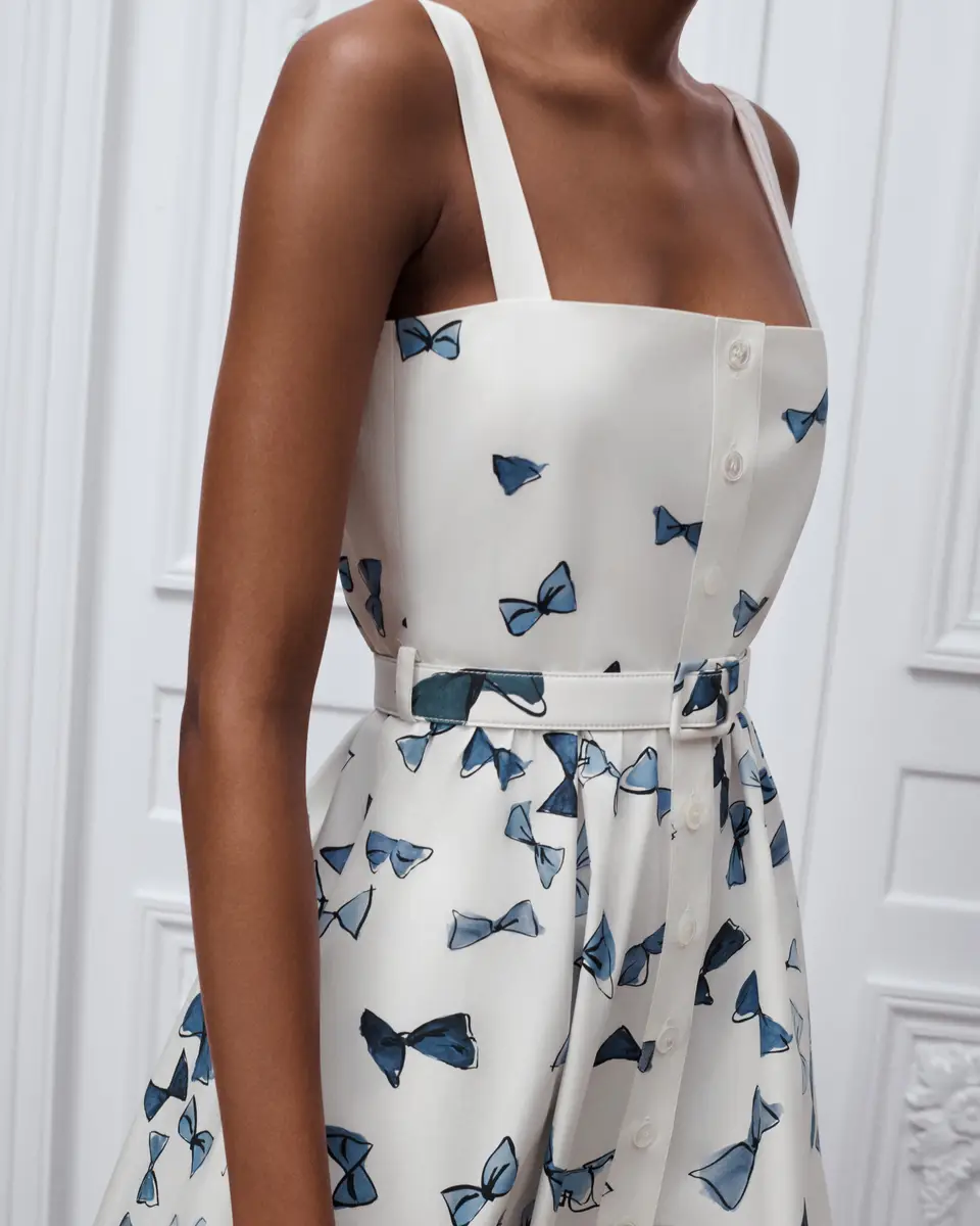 Dior Dioriviera Mid-Length Belted Dress | Thumbnail 5 Dior Dioriviera Mid-Length Belted Dress | Thumbnail 5