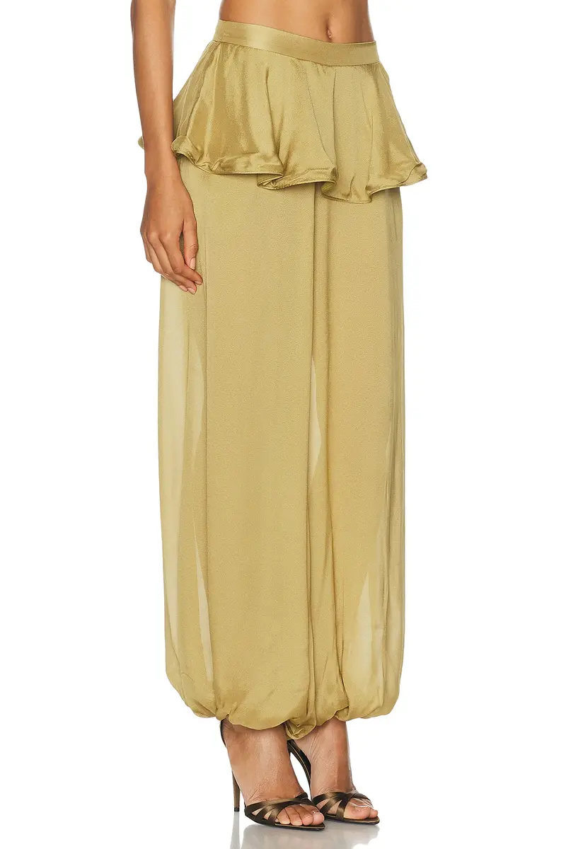 ADRIANA DEGREAS Peplum Pant | Thumbnail 2