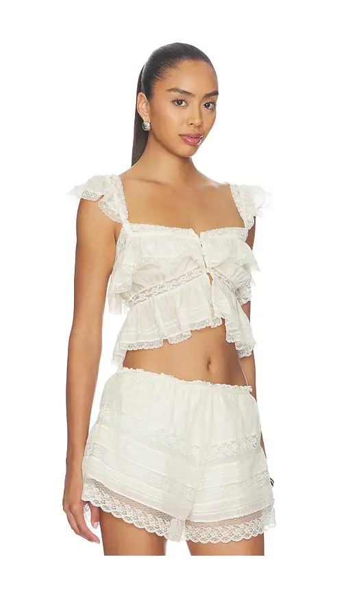 LoveShackFancy Linata Top | Thumbnail 2